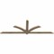 Ekena Millwork Redmond Rough Sawn Timber Gable Bracket, Douglas Fir, 96"W x 32"H x 2"D x 4"F, 8/12 Pitch GBW096X32X0204RED00RDF - alternate 5